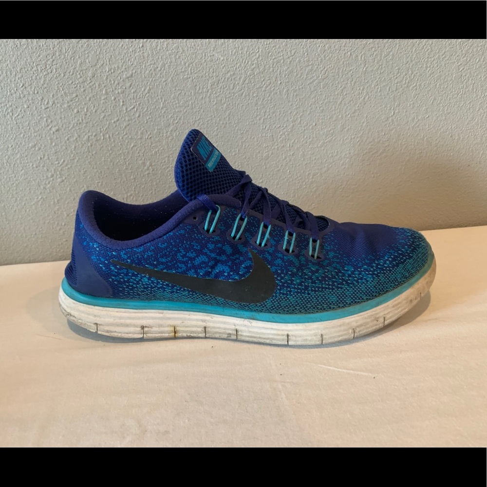 Nike Free RN Distance Running Shoes Royal Blue